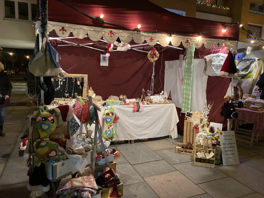 Marktstand Adventsmarkt 1. Dezember 2019